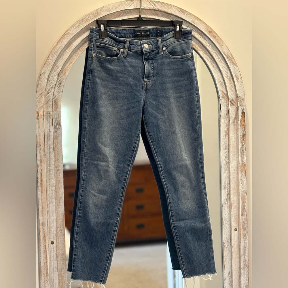 Lucky Brand Dark Blue Straight Leg Jeans